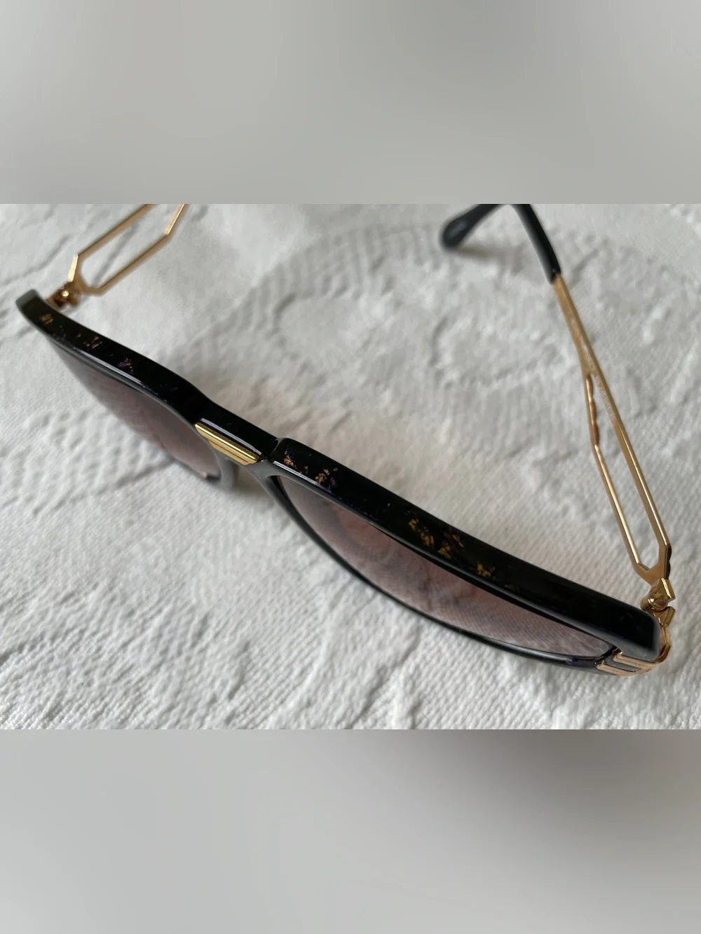 Alpina Genesis Project by Zucchelli brown gold flake pristine Frames 58-12-135